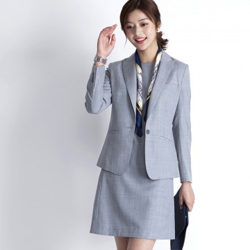 OFFIY-塞纳河岸蓝黄色职业桑蚕真丝巾商务OL石原里美校阅女孩同款